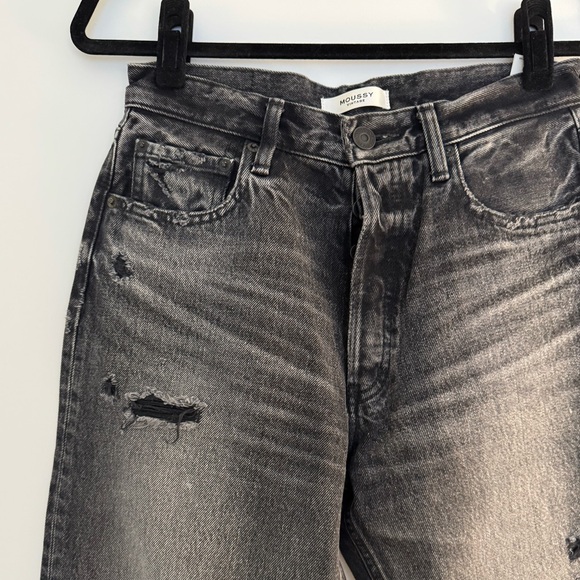 Moussy Jeans Odessa Wide Leg Straight - Picture 5 of 12